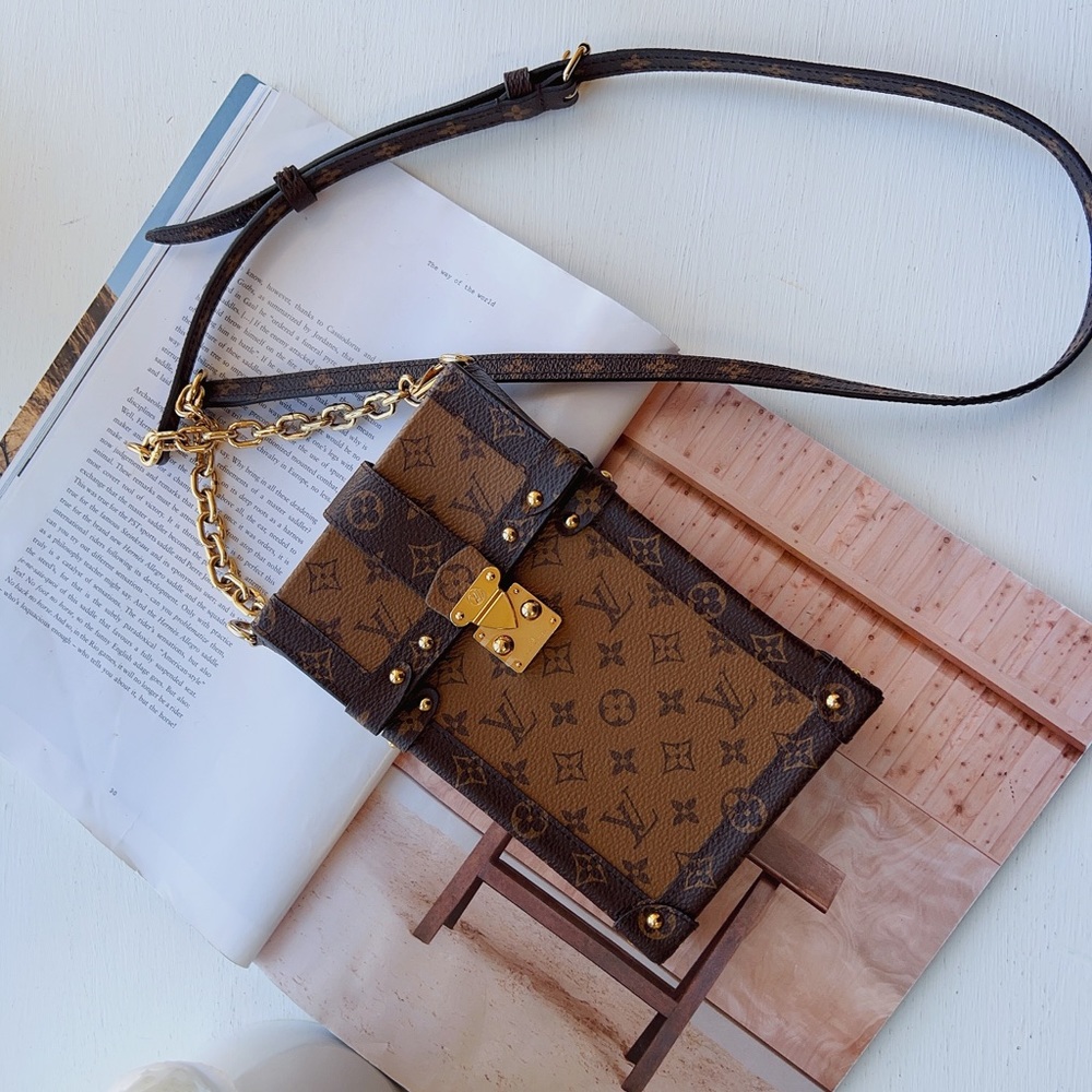 Louis Vuitton Reverse Vertical Trunk Brown